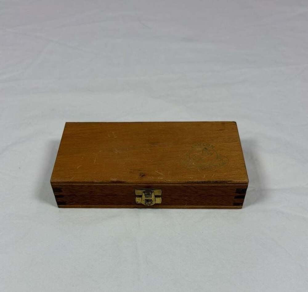 Etalon Pierre Roch Rolle Switzerland Micrometer in Wooden Storage Box